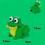 Interactive Mini Robot Frog Building Block Toy