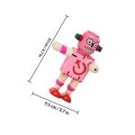Colorful Wooden Robot Toys for Early Learning