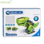 3-in-1 Solar Robot Dinosaur DIY Toy for Kids