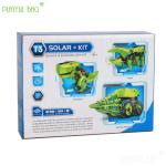 3-in-1 Solar Robot Dinosaur DIY Toy for Kids