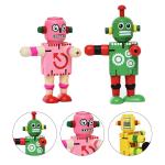 Colorful Wooden Robot Toys for Early Learning