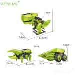 3-in-1 Solar Robot Dinosaur DIY Toy for Kids