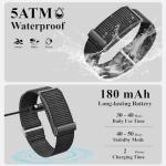 QYZHARYX Smart Bracelet: Health & Fitness Tracker