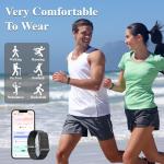 QYZHARYX Smart Bracelet: Health & Fitness Tracker