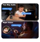 Gyliziex 2K WiFi Indoor Security Camera