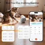 Indoor Robot Camera with 2-Way Talk and Night Vision