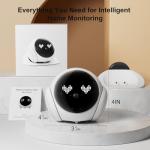 Indoor Robot Camera with 2-Way Talk and Night Vision