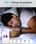 Smart Fitness Bracelet with Heart Rate and Sleep Tracker