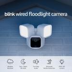 Blink Wired Floodlight Camera with Enhanced Motion Detection
