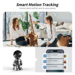 Chpuss 2K WiFi Indoor Pet Robot Camera