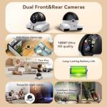 DreamBee 1080P Indoor Security Camera with Wheels
