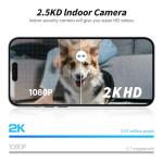Chpuss 2K WiFi Indoor Pet Robot Camera