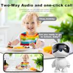 2K Wireless Smart Bear Robot Camera for Home