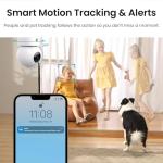 2K Indoor Security Camera with Smart Motion Tracking