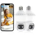 Seeborder Smart Light Bulb Security Camera 2K