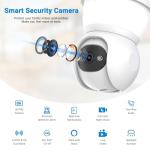 Seeborder Smart Light Bulb Security Camera 2K