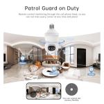Seeborder Smart Light Bulb Security Camera 2K