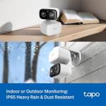 Tapo 2K Pan/Tilt Security Camera 2-Pack