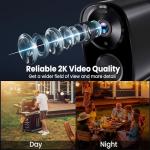 2026 Wireless 2K UHD Outdoor Security Cameras