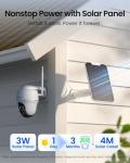 Wireless Solar-Powered Security Camera with Night Vision
