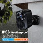 2026 Wireless 2K UHD Outdoor Security Cameras