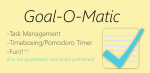 Goal-O-Matic Smart Task Manager Device