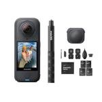 Insta360 X4 Air Replacement Lens Bundle - Lightweight 165g 8K 360 Camera, Invisible Selfie Stick, Replaceable Lenses, Shoot First & Frame Later, Built-in Wind Guard, Stabilization, AI-Powered App