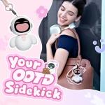 ENERGIZE LAB Eiliko Coral Pink - Your Tiny AI Charm Robot That Matches Every Daily Outfit, Fun Electronic Pendant Toys, for Couples and Best Friends.