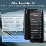 Language Translator Device No WiFi Needed, Two-Way Real Time Translator Device Upgraded ChatGPT, 138+ Languages Instant Translator, Offline&Text&Photo&Voice Translation for Travel Business Learning