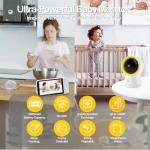 Ellie Baby Monitor with Camera and AI Features