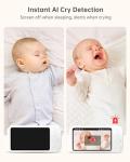 Jartoo 2K Video Baby Monitor with AI Features