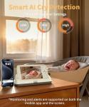 ALIOBC Smart Baby Monitor with AI Cry Detection