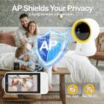 Ellie Baby Monitor with Camera and AI Features