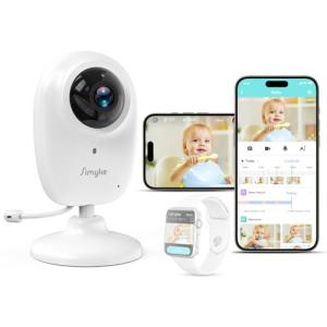 Simyke 1080P Smart Video Baby Monitor with App Control