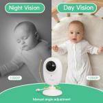 Simyke 1080P Smart Video Baby Monitor with App Control