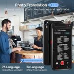 Language Translator Device No WiFi Needed, Two-Way Real Time Translator Device Upgraded ChatGPT, 138+ Languages Instant Translator, Offline&Text&Photo&Voice Translation for Travel Business Learning