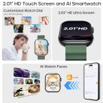 AURAFIT AI Smart Watch with ChatGPT & Fitness Tracker