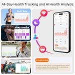 AURAFIT AI Smart Watch with ChatGPT & Fitness Tracker