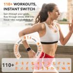 Women's Smart Fitness Watch with AI Voice Control