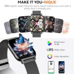 Women's Smart Fitness Watch with AI Voice Control