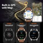 AI Smartwatch with GPS, Calls, Fitness Tracking