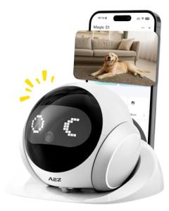 Smart Pet Camera with Night Vision and Audio