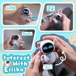 ENERGIZE LAB Eiliko Aquamarine - Your Tiny AI Charm Robot That Matches Every Daily Outfit, Fun Electronic Pendant Toys, for Couples and Best Friends.