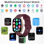 Bluetooth Smartwatch with Fitness Tracker & AI Voice