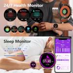 AI Smartwatch with GPS, Calls, Fitness Tracking