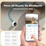 Smart Pet Camera with Night Vision and Audio