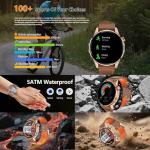 AI Smartwatch with GPS, Calls, Fitness Tracking