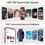 Bluetooth Smartwatch with Fitness Tracker & AI Voice