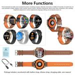 AI Smartwatch with GPS, Calls, Fitness Tracking