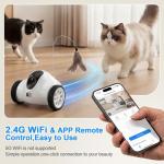 Smart Pet Camera Robot with 2-Way Talk